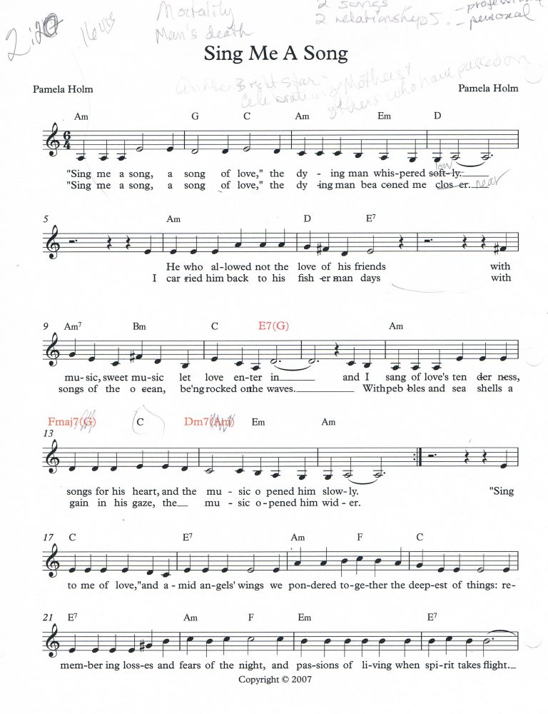 Sing Me a Song Pamela Holm 19602019 Sing Me a Song Pamela Holm 19602019